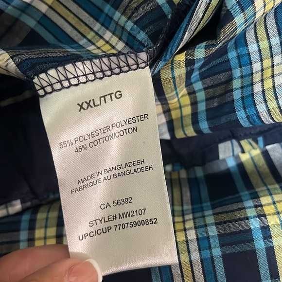 Sleep Therapy Time To Relax (Wal-Mart) Plaid XXL Men’s Shorts NWT $15 - Picture 11 of 13